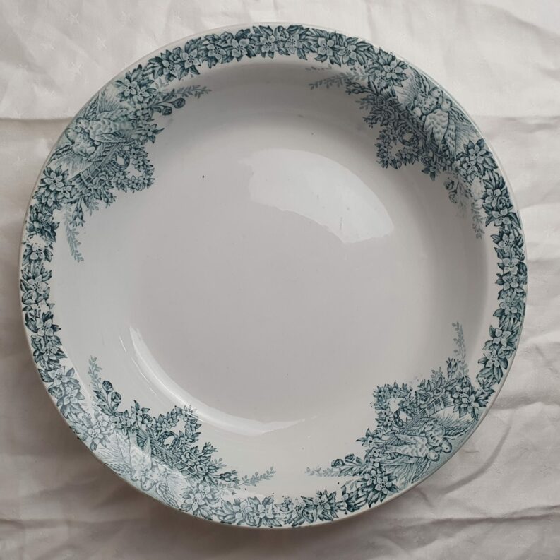 Ancien saladier terre de fer St Amand Colombier