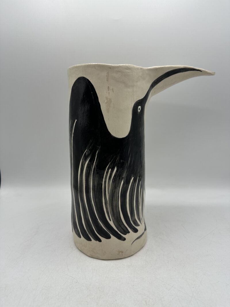 Vase oiseau style Pascal Mourgue en céramique – Image 2