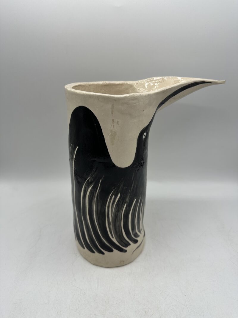 Vase oiseau style Pascal Mourgue en céramique – Image 3