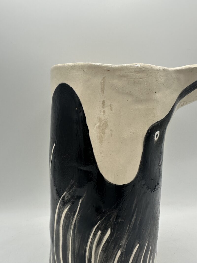 Vase oiseau style Pascal Mourgue en céramique – Image 4