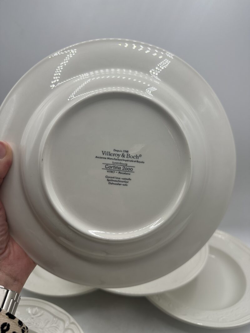 Lot de 6 assiettes creuses Cortina 2000 Villeroy & Boch – Image 3