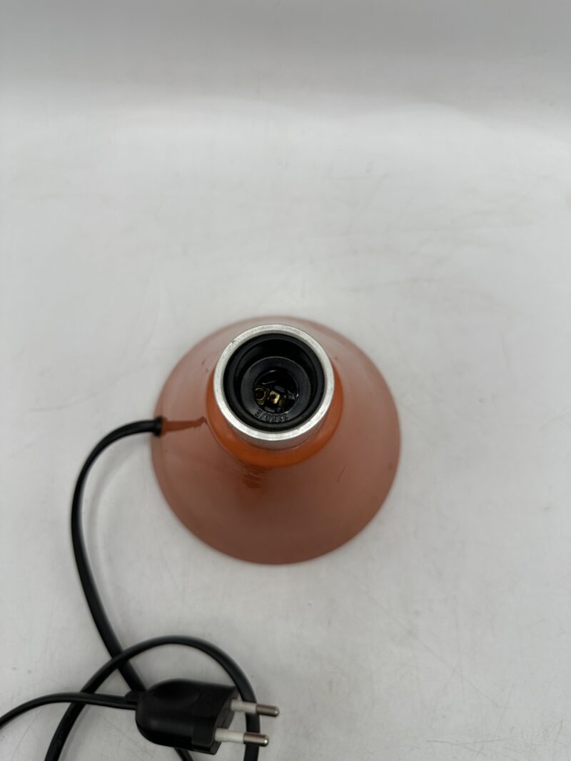 Lampe Habitat Aluminor orange vintage années 80 – Image 6