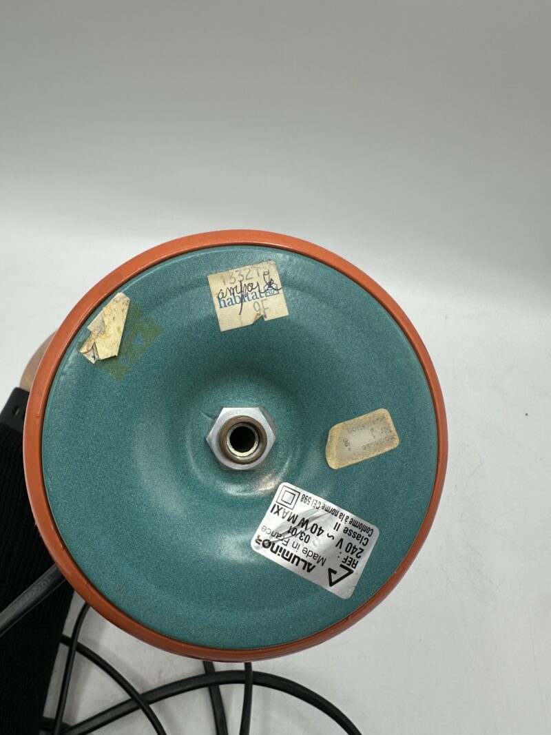 Lampe Habitat Aluminor orange vintage années 80 – Image 7