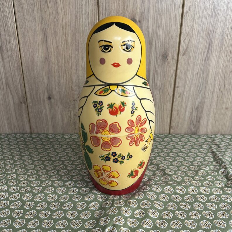 Seau à glaçons Matriochka russe vintage