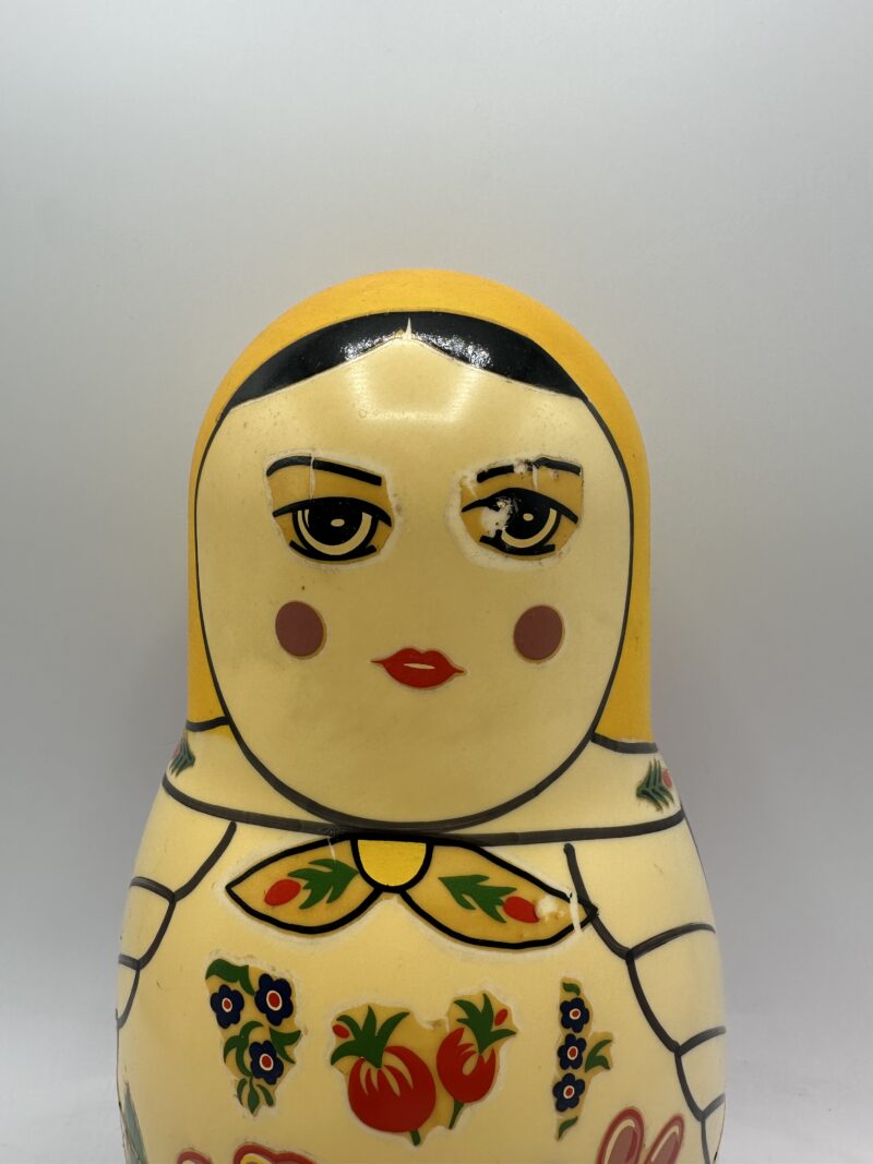 Seau à glaçons Matriochka russe vintage – Image 3