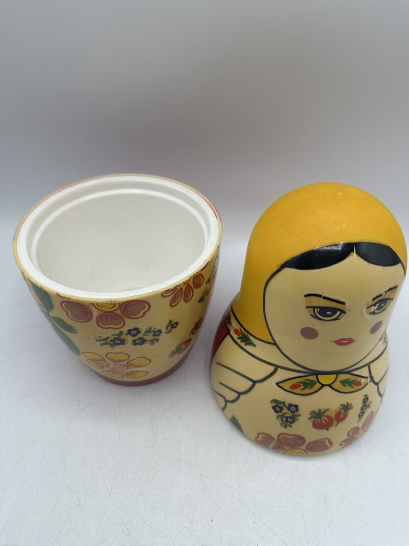 Seau à glaçons Matriochka russe vintage – Image 7