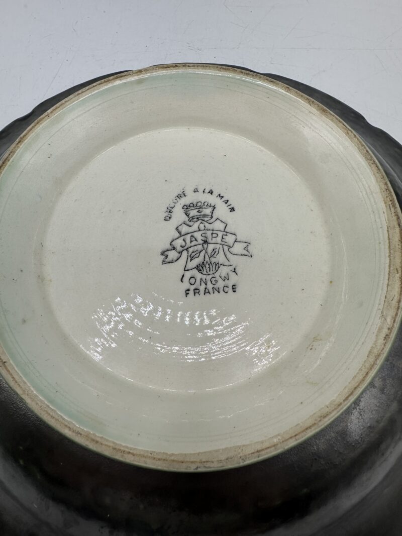 Saladier Longwy décor Jaspe rare – Image 7