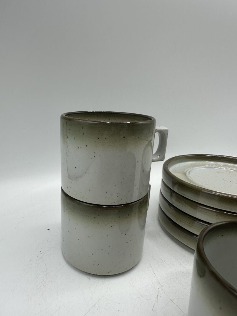 Ensemble de 4 tasses à café ou thé Brenne grès de France – Image 6