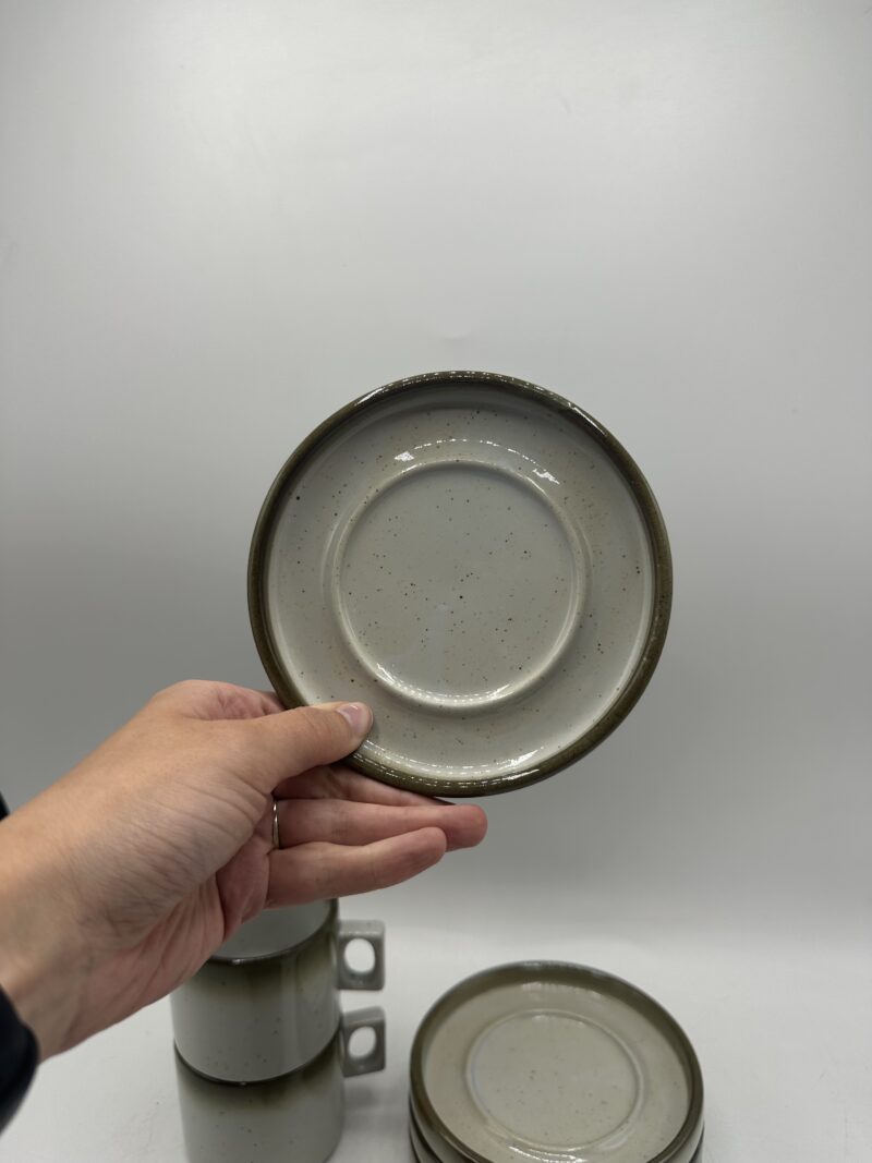 Ensemble de 4 tasses à café ou thé Brenne grès de France – Image 7