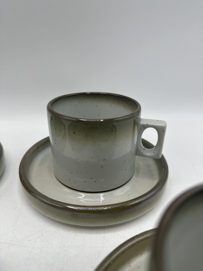 Ensemble de 4 tasses à café ou thé Brenne grès de France – Image 11