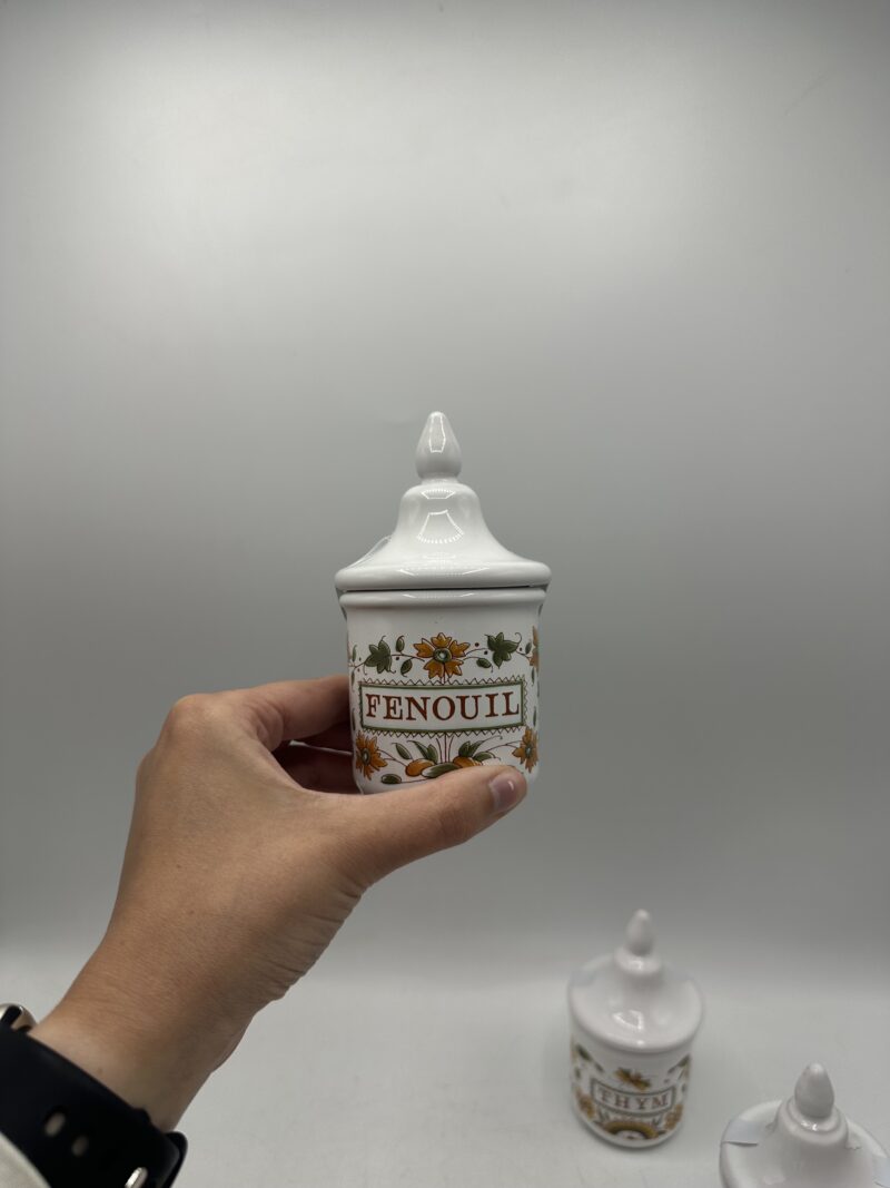 Ensemble 6 pots à épices Décor Moustiers GF – Image 6