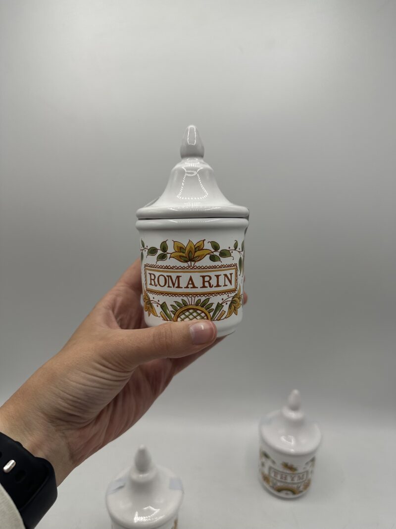 Ensemble 6 pots à épices Décor Moustiers GF – Image 7