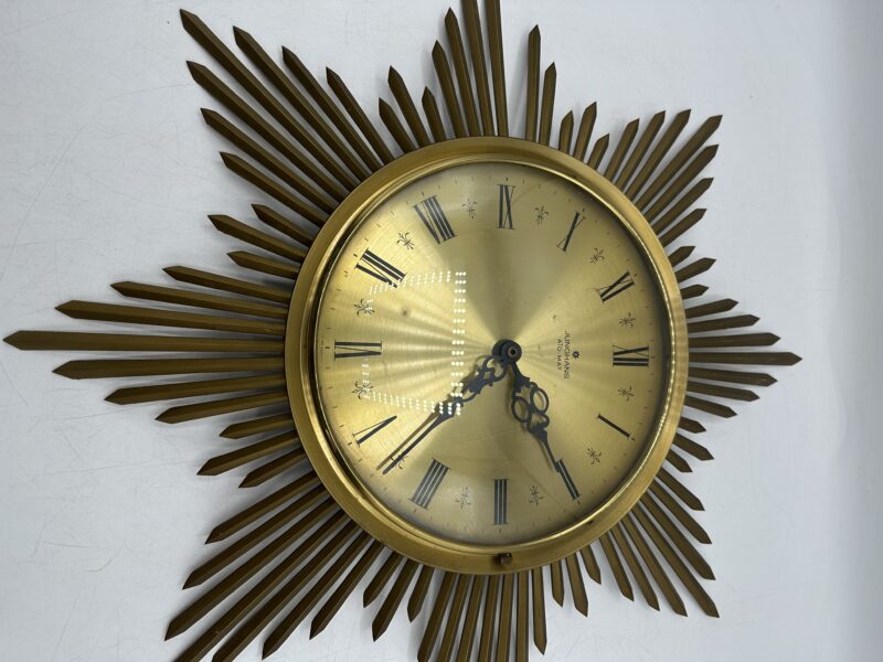 Horloge murale ancienne soleil Junghans Ato-Mat – Image 6