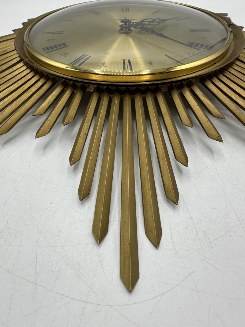 Horloge murale ancienne soleil Junghans Ato-Mat – Image 7