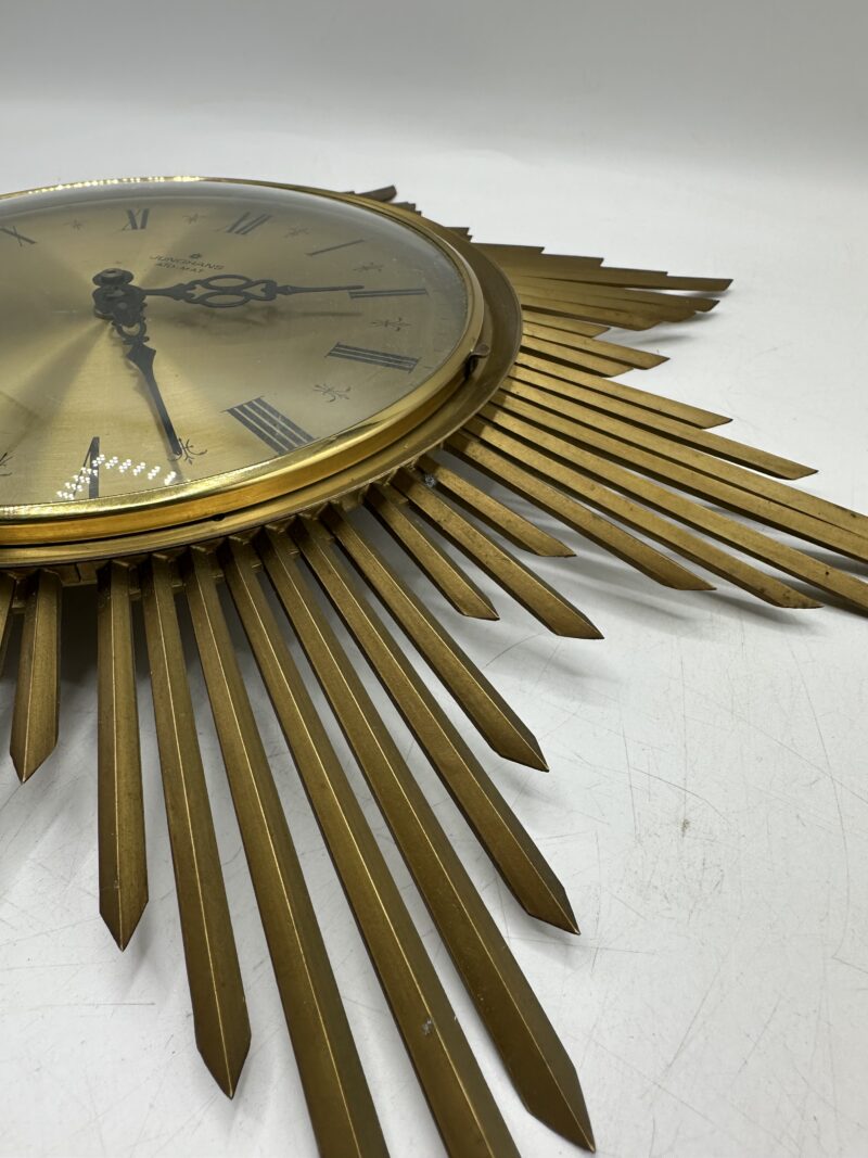 Horloge murale ancienne soleil Junghans Ato-Mat – Image 8