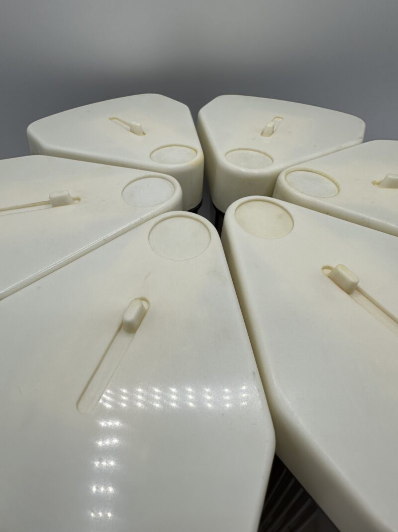 Serviteur carrousel vintage 6 pots sur plateau tournant – Image 5