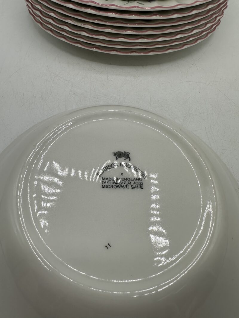 Ensemble 15 assiettes anciennes Johnson Brothers – Image 4