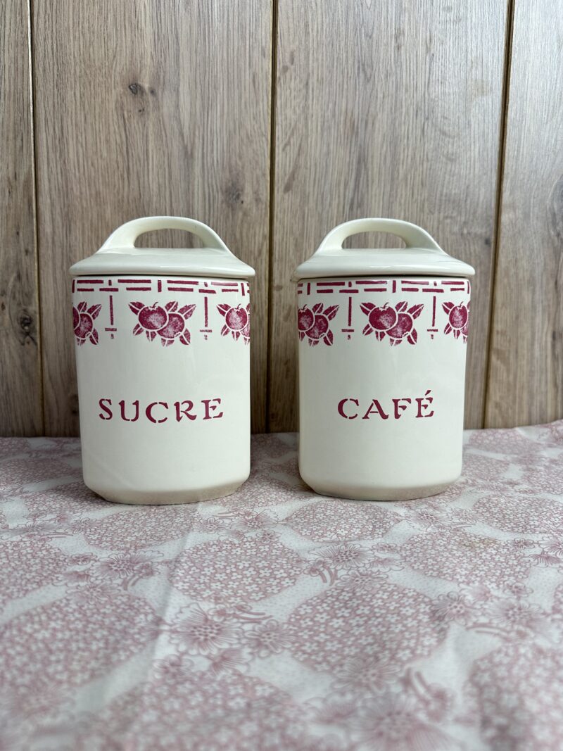 Duo de pots de cuisine vintage Le Comptoir de Famille