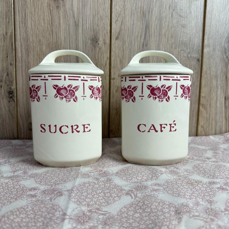 Duo de pots de cuisine vintage Le Comptoir de Famille