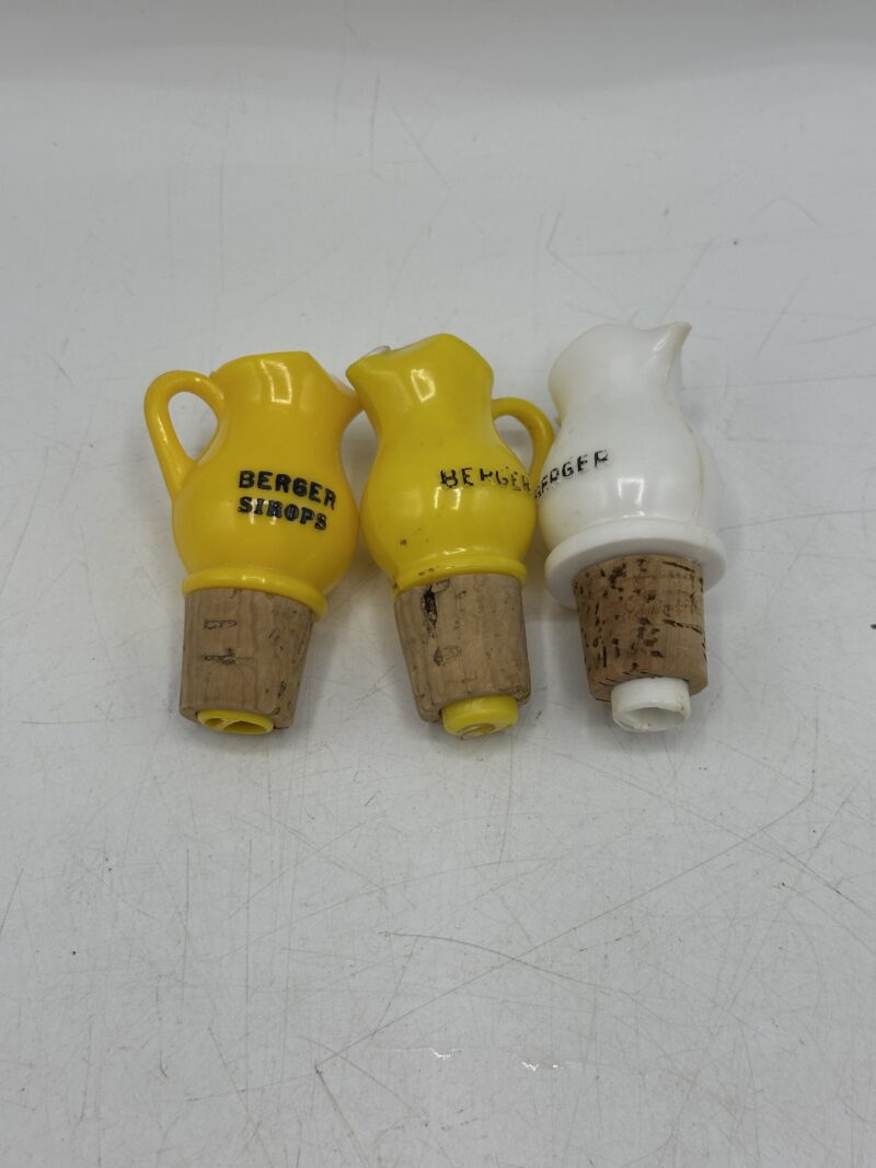 Lot de 3 becs verseur vintage Berger sirops – Image 2