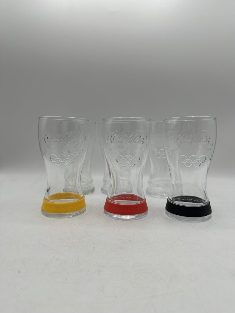 Lot de 6 verres Coca-Cola vintage London 2012 – Image 2