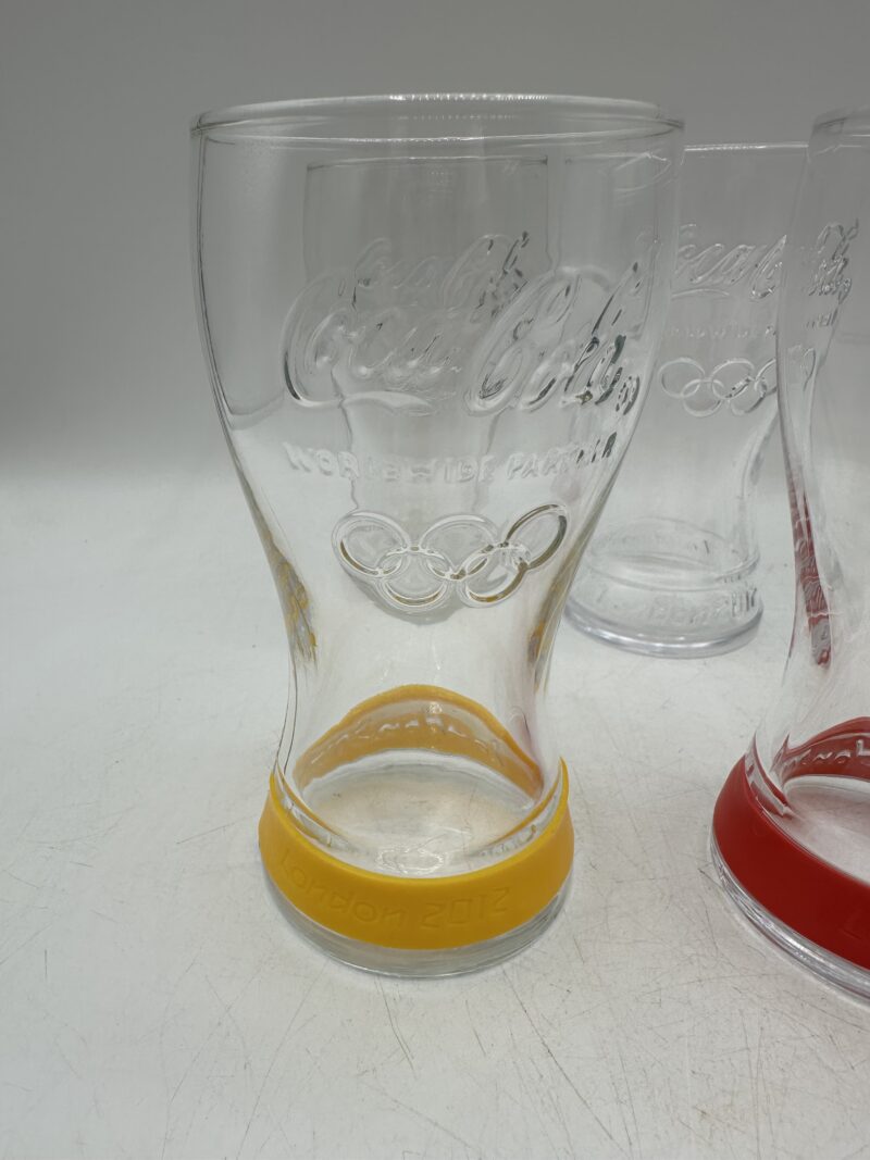 Lot de 6 verres Coca-Cola vintage London 2012 – Image 3