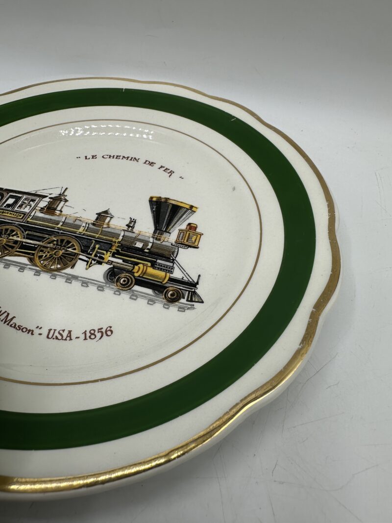 5 assiettes anciennes Gien Le chemin de fer – Image 13