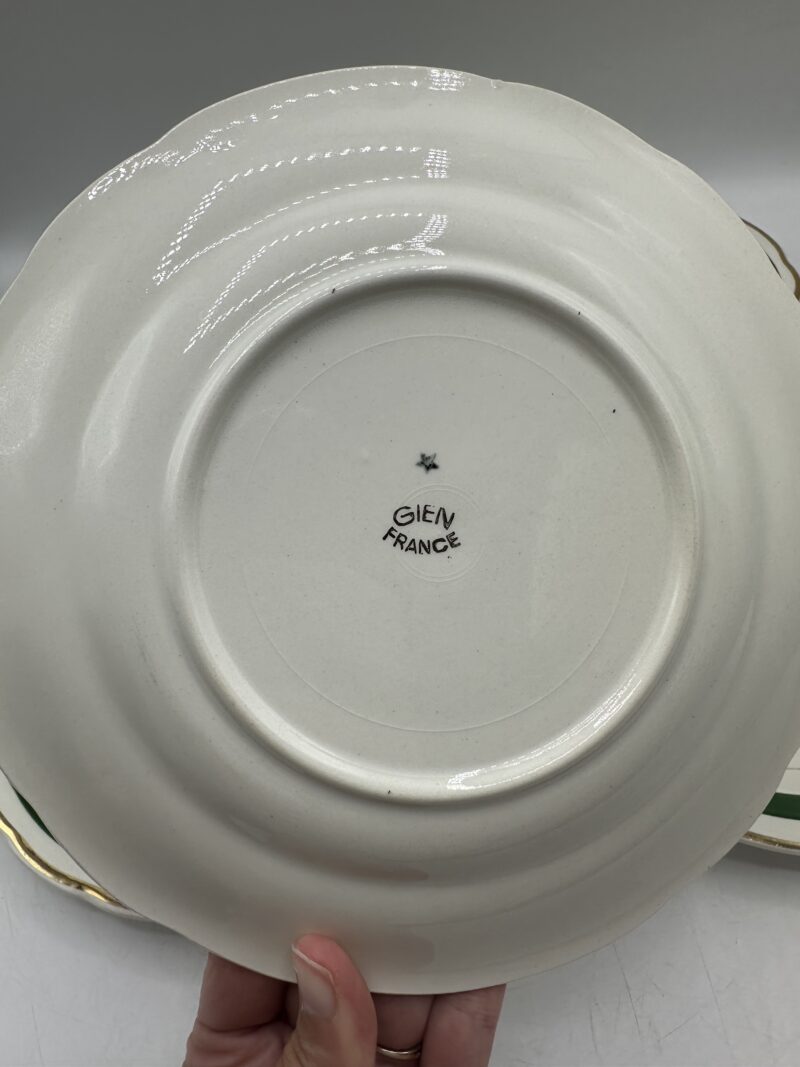 5 assiettes anciennes Gien Le chemin de fer – Image 16