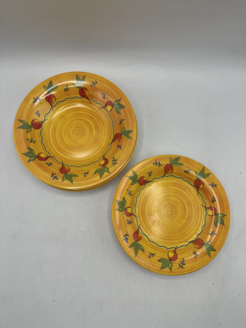 Lot de 11 assiettes Arcopal orange légumes – Image 4
