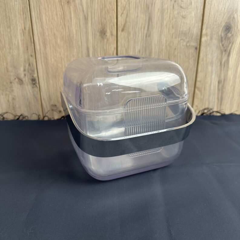 Seau à glaçons plexiglas transparent années 70-80