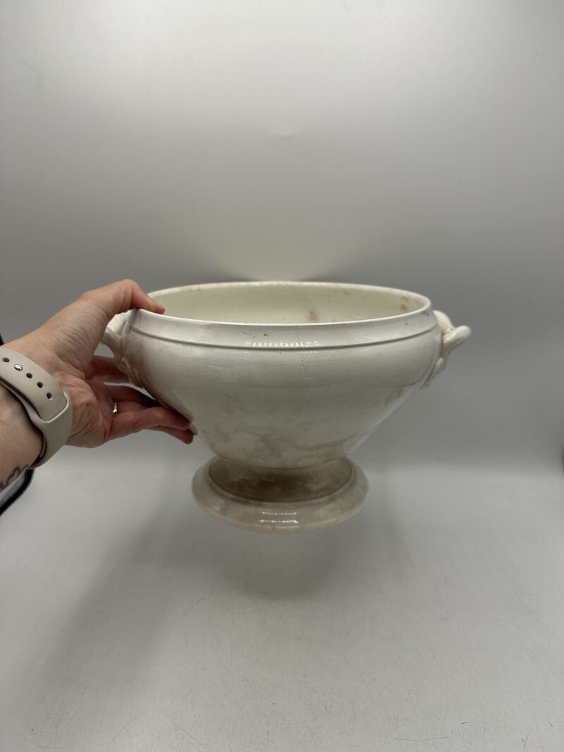Soupière ancienne Sarreguemines en porcelaine – Image 7