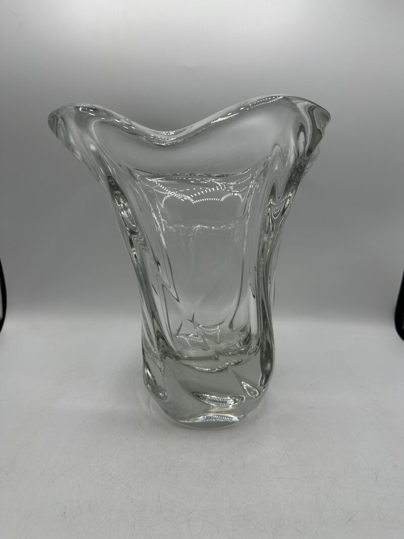 Grand vase en cristal Maison DAUM vintage – Image 2