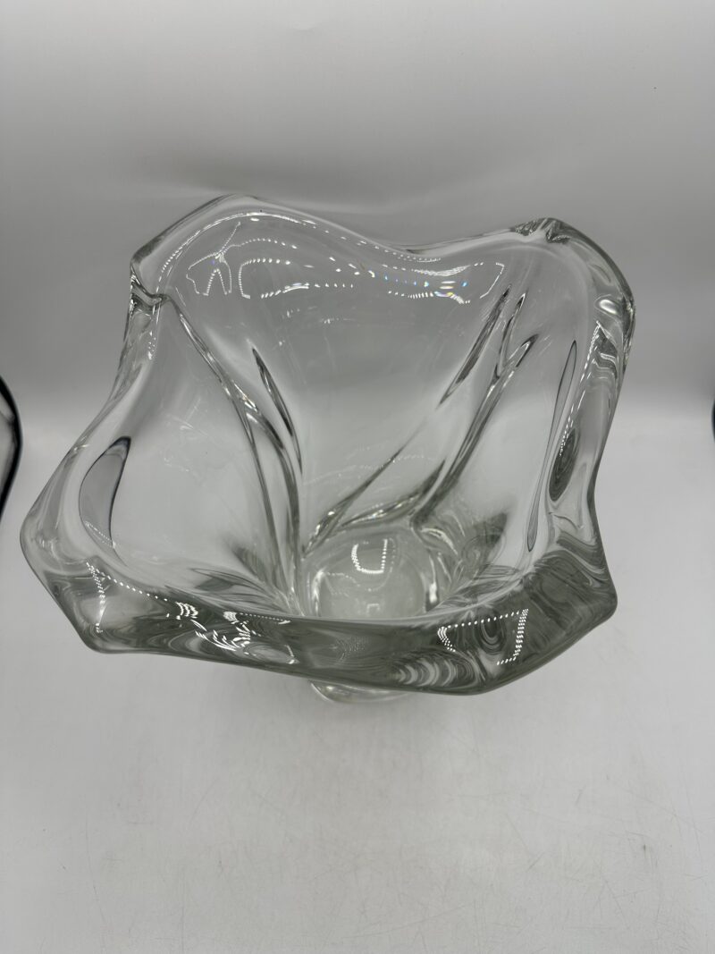 Grand vase en cristal Maison DAUM vintage – Image 3