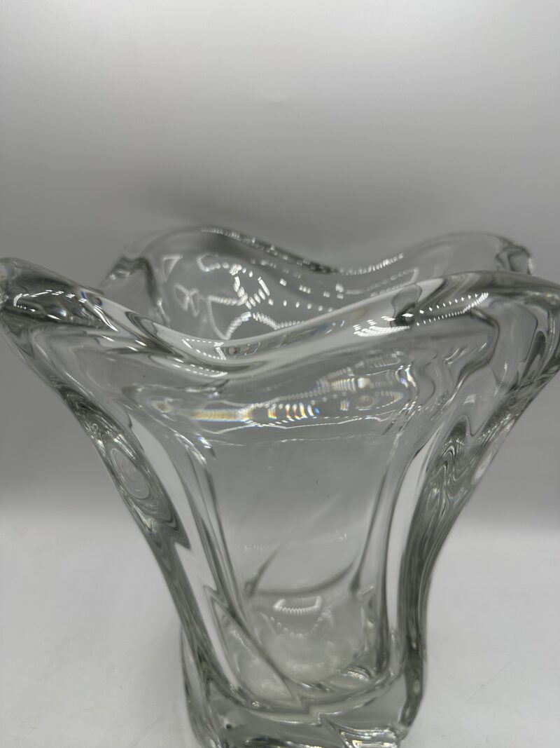 Grand vase en cristal Maison DAUM vintage – Image 4