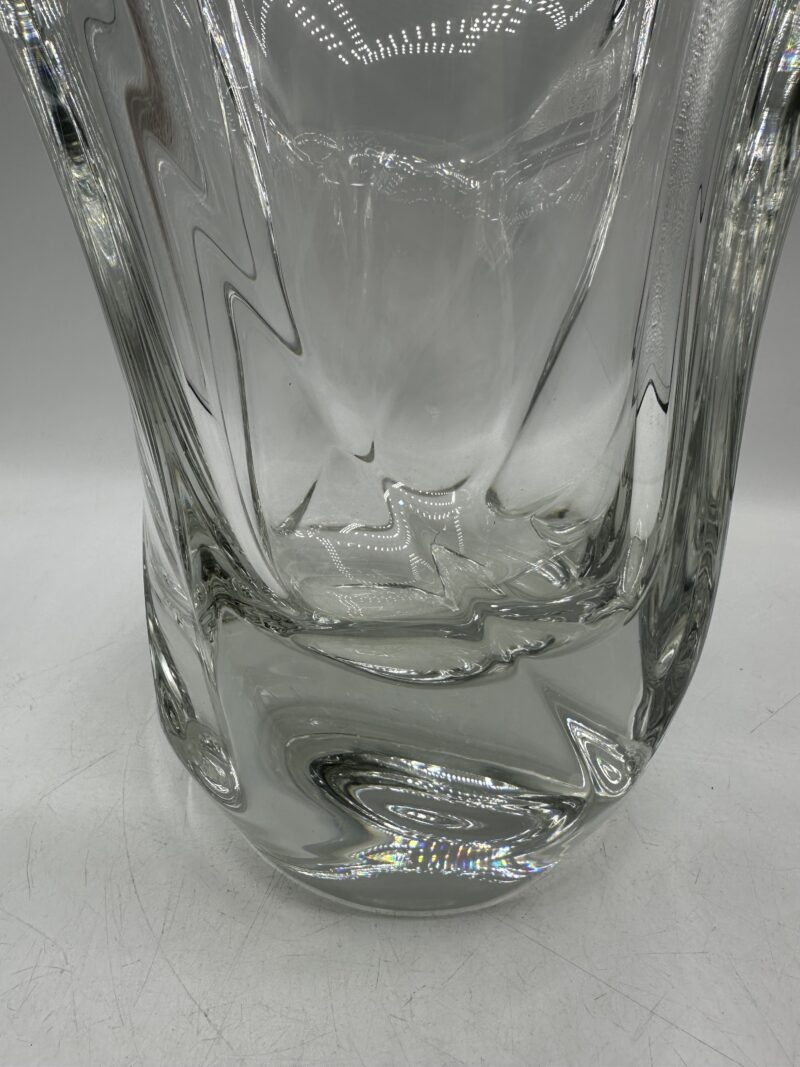 Grand vase en cristal Maison DAUM vintage – Image 5