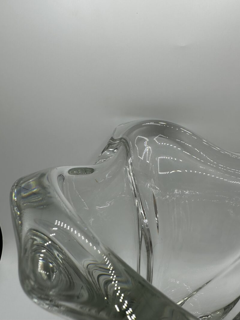 Grand vase en cristal Maison DAUM vintage – Image 6