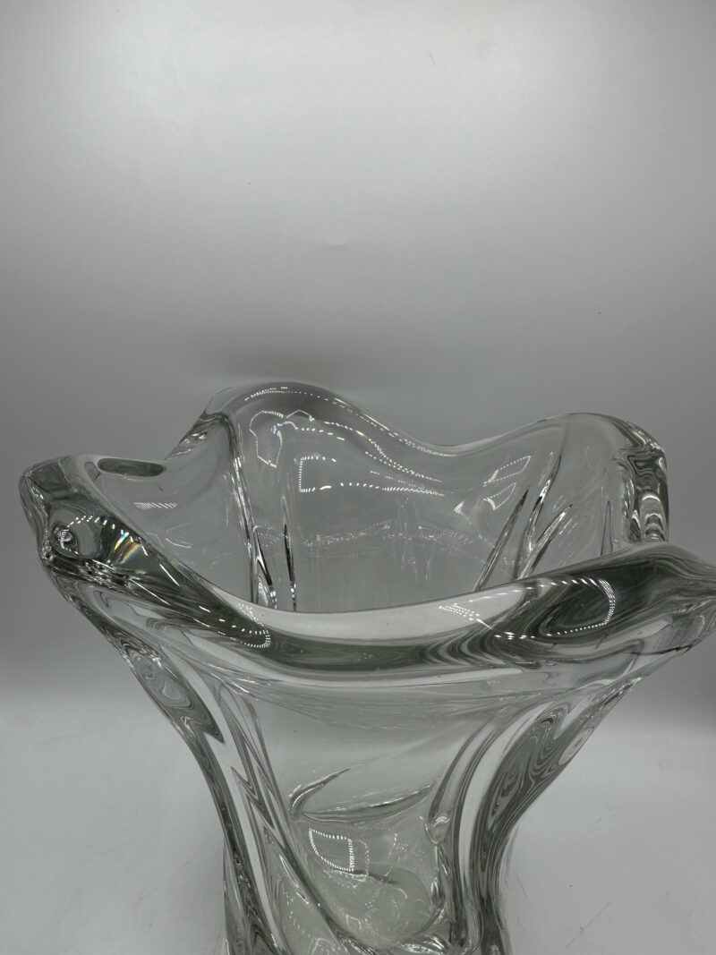 Grand vase en cristal Maison DAUM vintage – Image 7