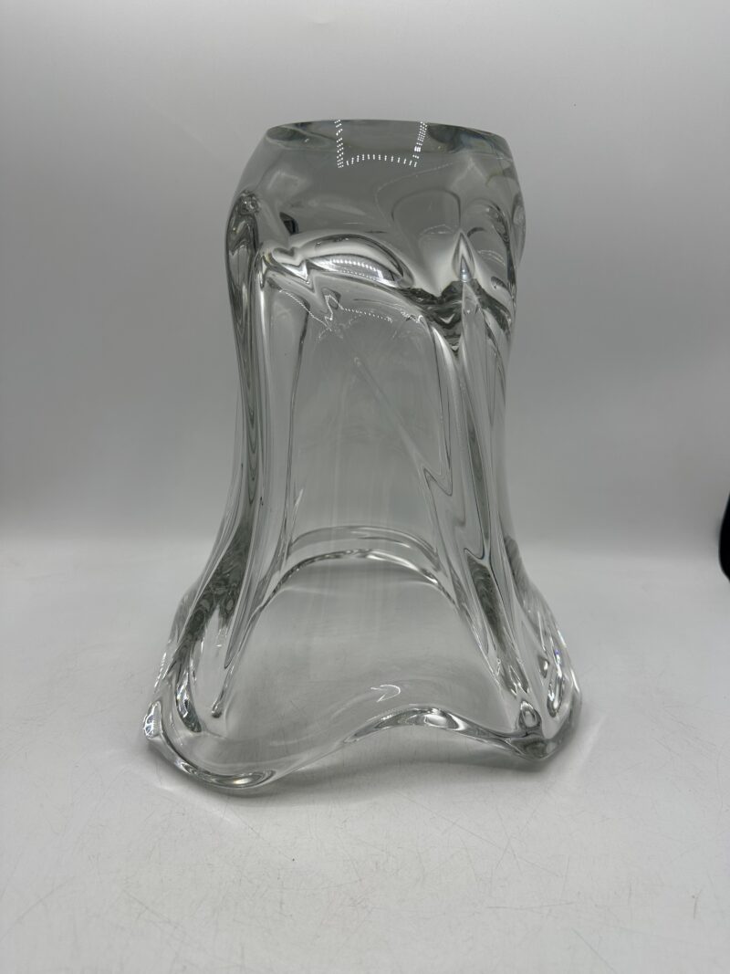 Grand vase en cristal Maison DAUM vintage – Image 12