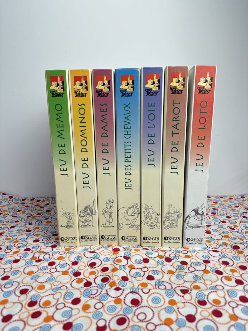 Collection 7 jeux de société Astérix et Obélix Edition Atlas