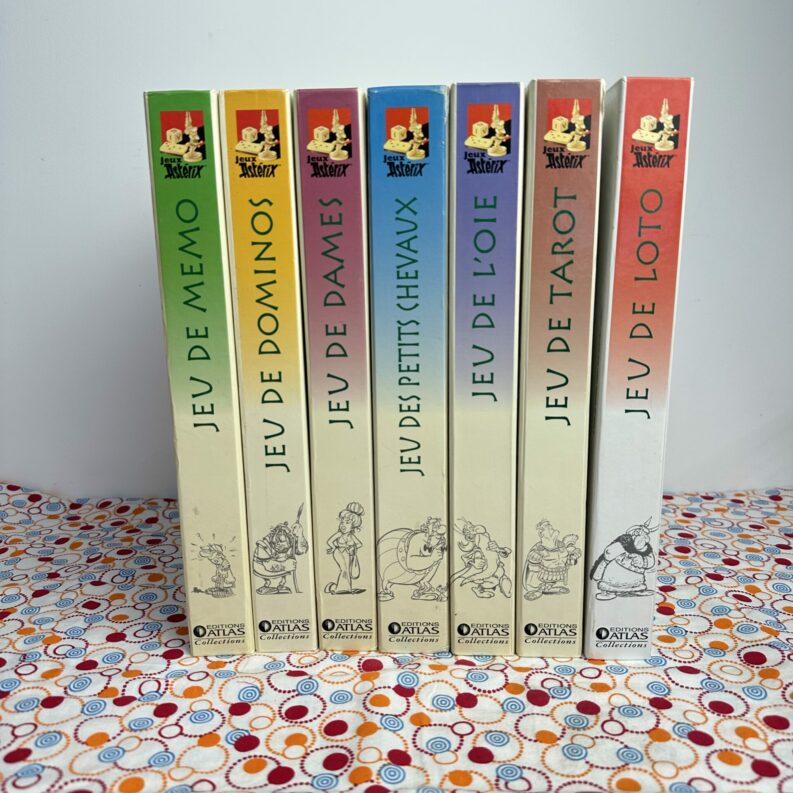 Collection 7 jeux de société Astérix et Obélix Edition Atlas