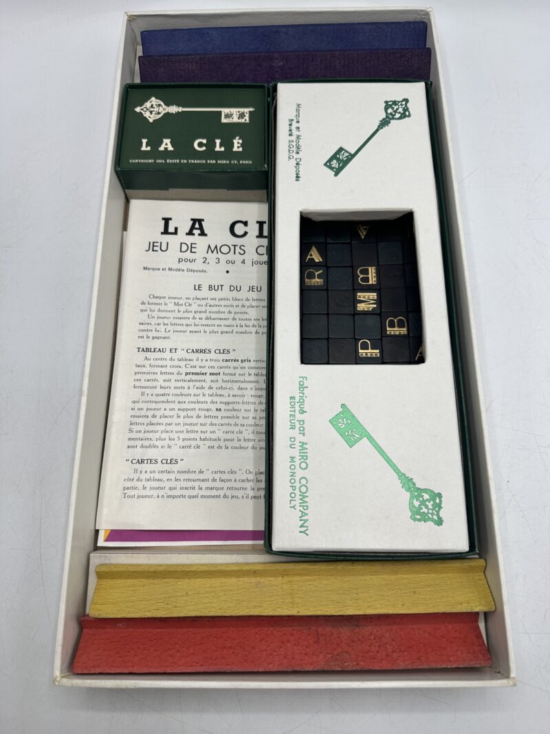 Ancien jeu de mots croisés La Clé Miro 1954 – Image 4
