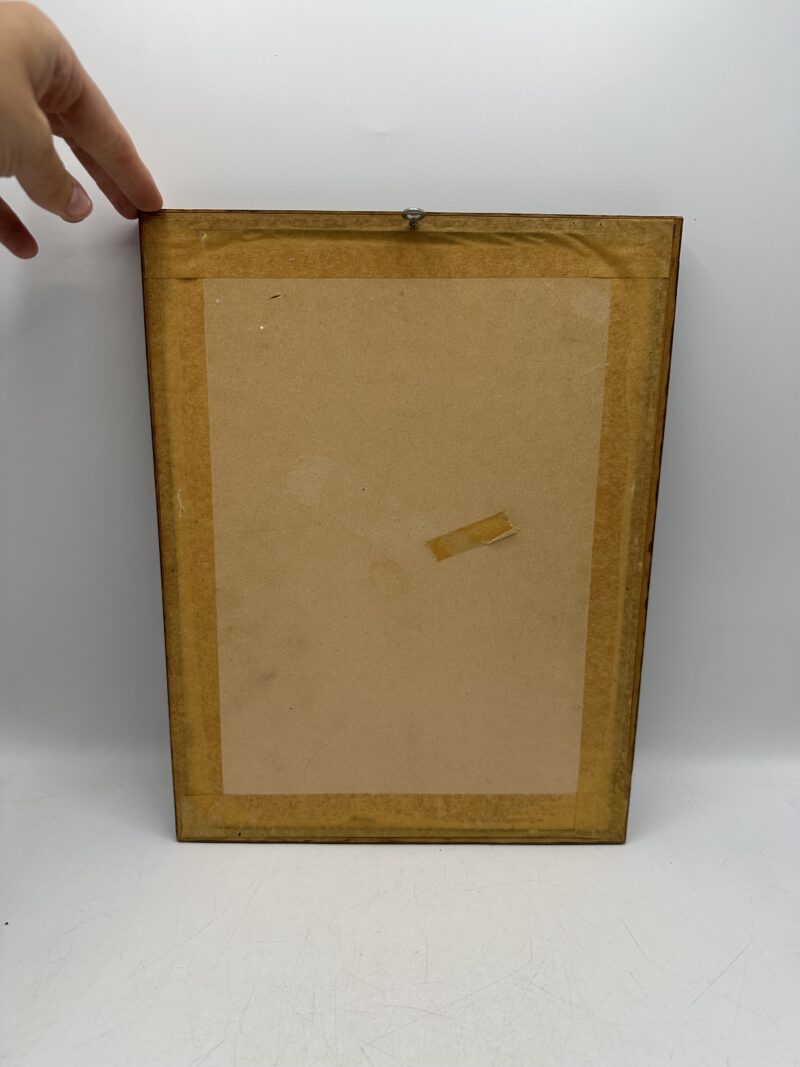 Cadre miroir sérigraphie Tango années 70 art déco – Image 8