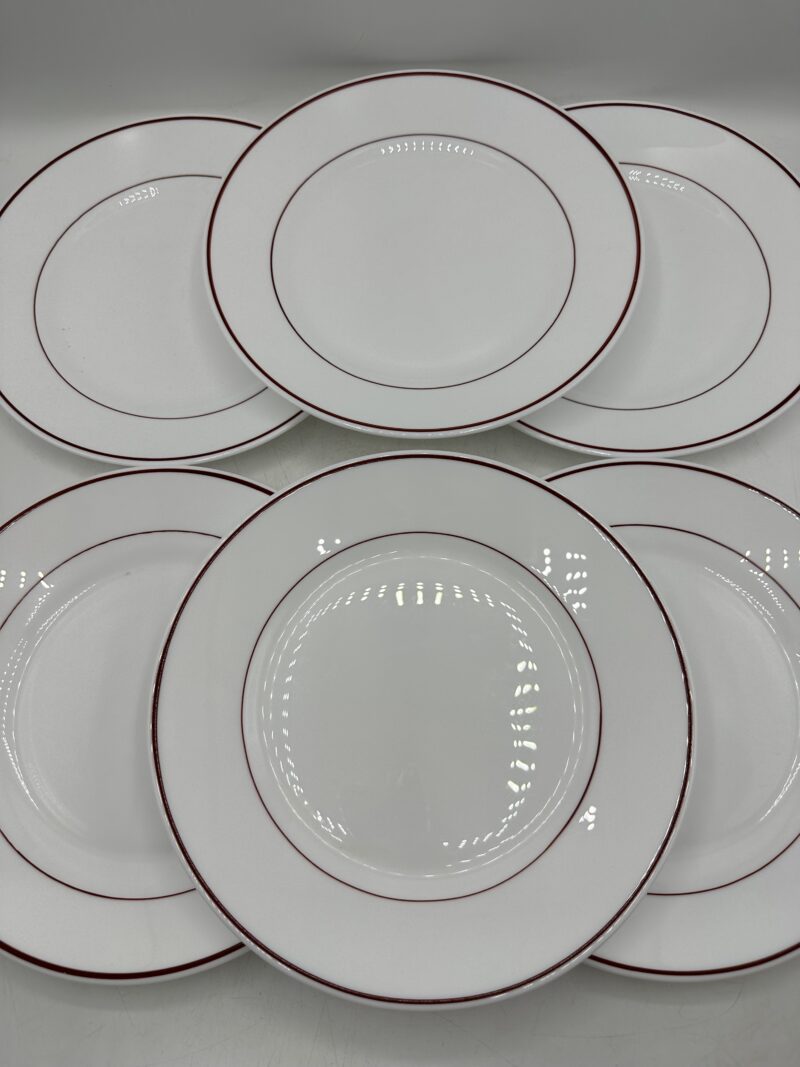 12 assiettes plates vintage Arcopal Restaurant – Image 10