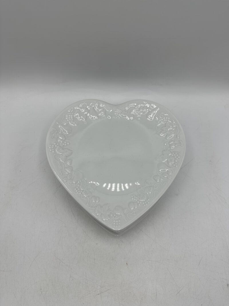 7 assiettes à dessert cœur Philippe Deshoulières California – Image 3