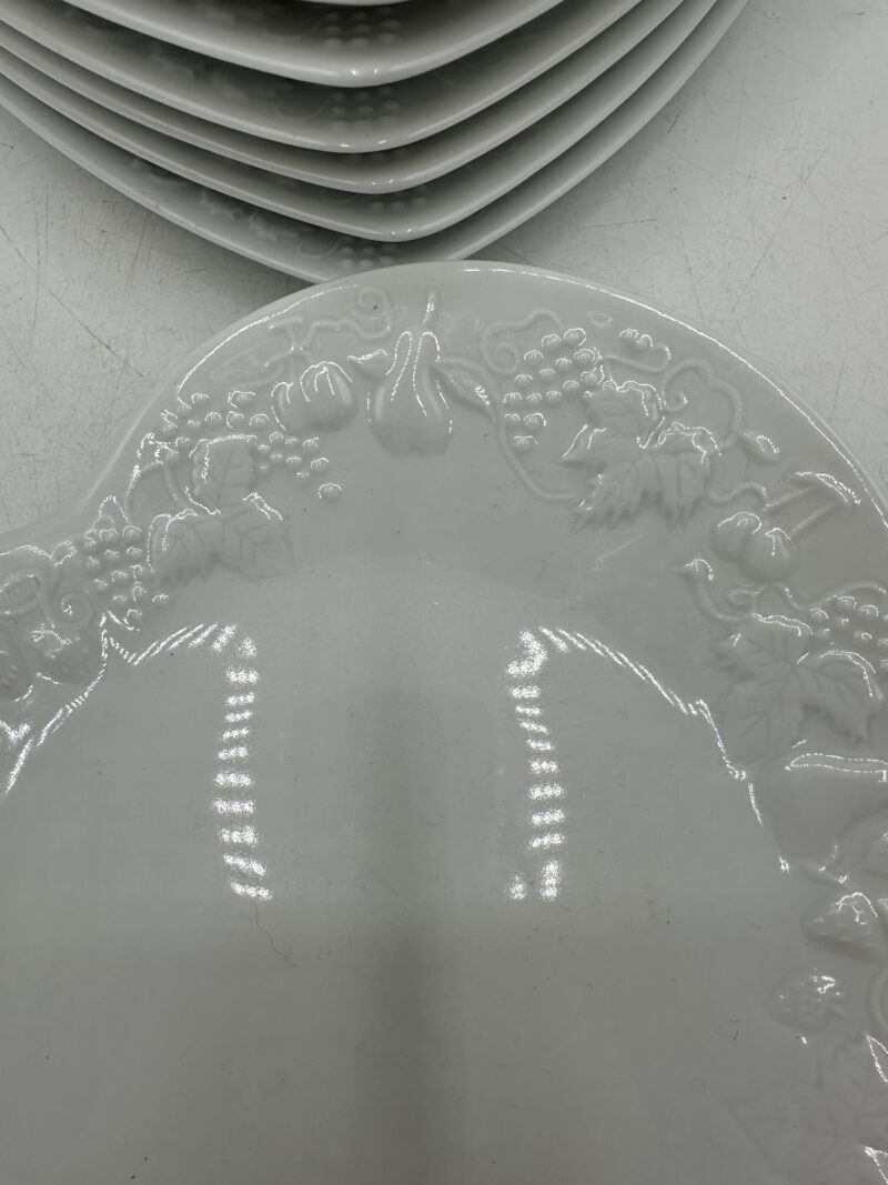 7 assiettes à dessert cœur Philippe Deshoulières California – Image 6