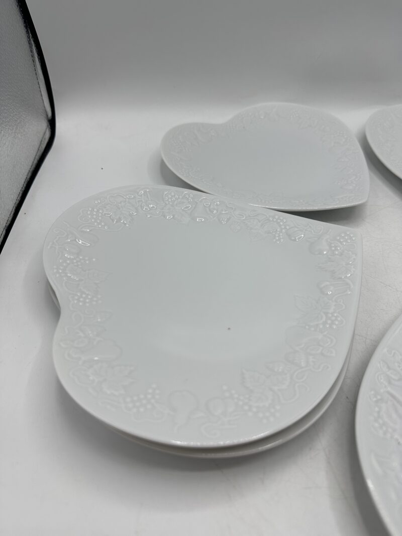 7 assiettes à dessert cœur Philippe Deshoulières California – Image 12