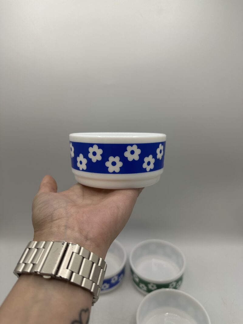 Ensemble 5 ramequins arcopal flowers pop – Image 5