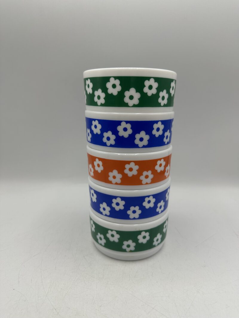 Ensemble 5 ramequins arcopal flowers pop – Image 8