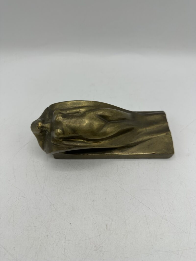 Presse papier statue femme nue laiton – Image 3
