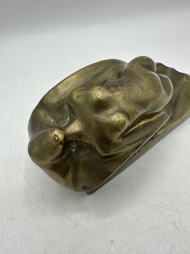 Presse papier statue femme nue laiton – Image 10